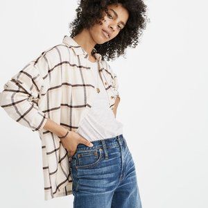Madewell Bromley Plaid Flannel Button-Down